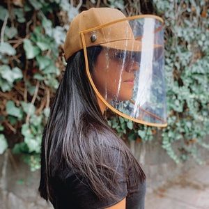 Cap with face shield